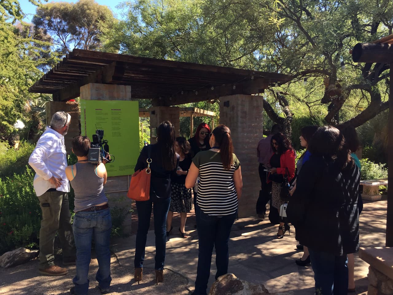 Un grupo de periodistas fue invitado a un recorrido previo a la apertura de la exhibición.