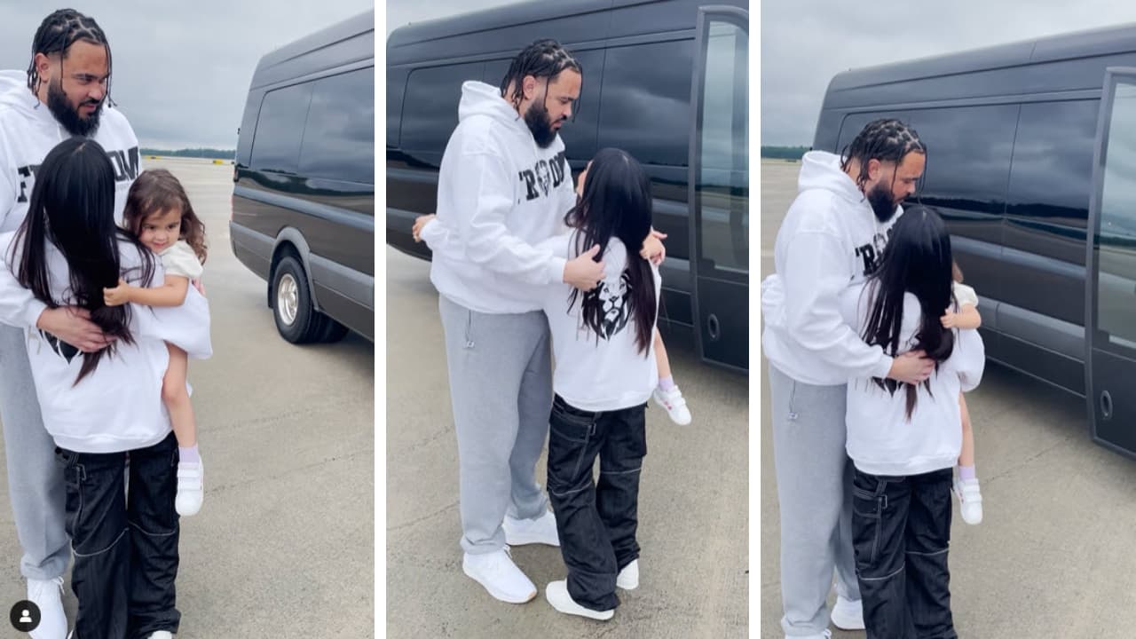 El reencuentro de Raphy Pina, Natti natasha y su hija Vida.