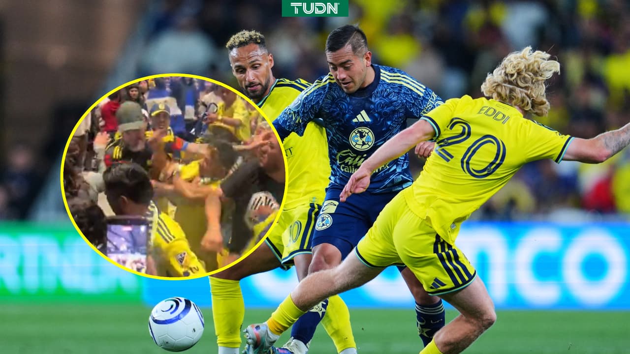 Se desata pelea masiva tras el empate entre América y Nashville 