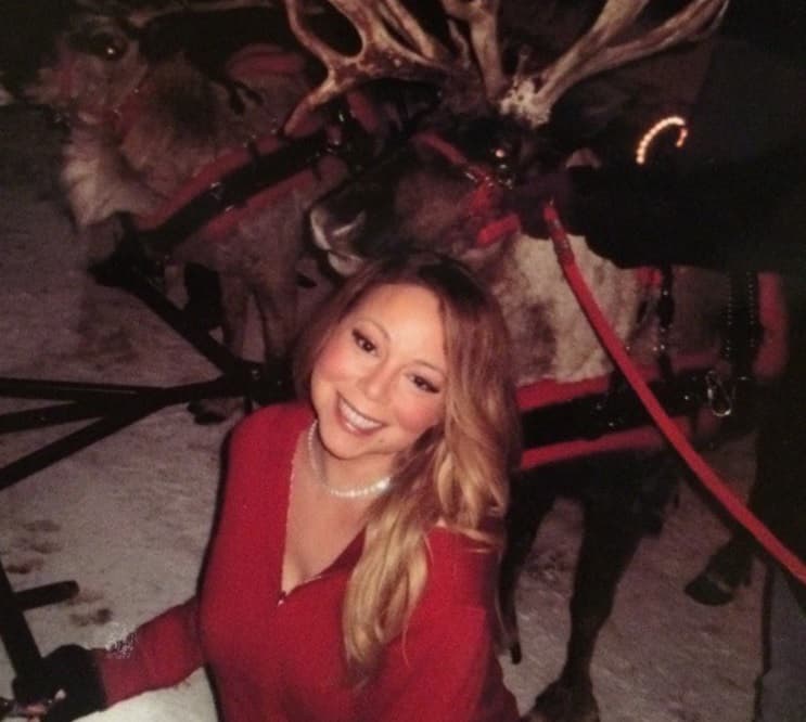 Una de las temporadas favoritas de Carey, es Navidad.