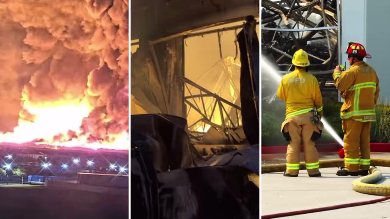 Arrestan a empleado de Kimberly-Clark tras incendio de seis alarmas en Ontario, California