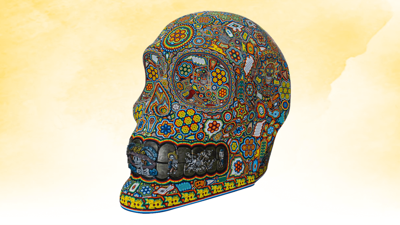 Homenajea a José Guadalupe Posada, comunicador y artista visual mexicano.
<br>
<br>Título: La Fiesta. Artista: Menchaca Studio.