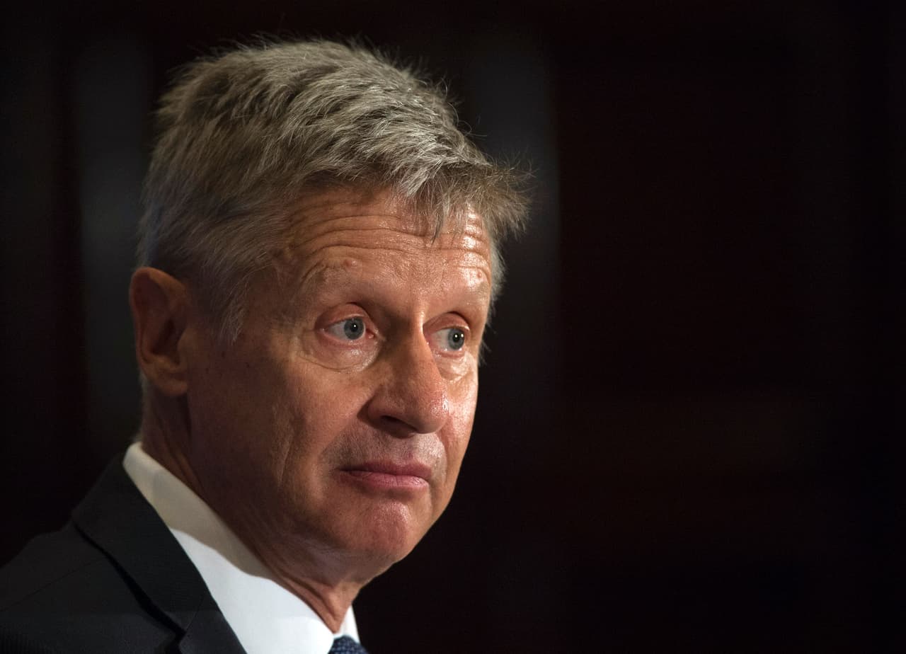 El libertario Gary Johnson sigue su pelea por entrar a los debates presidenciales