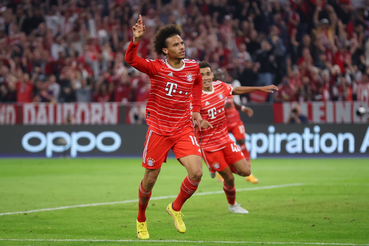 Bayern venció al Barcelona con los goles de Lucas Hernández y Leroy Sané, en el regreso de Robert Lewandowski a la Allianz Arena.