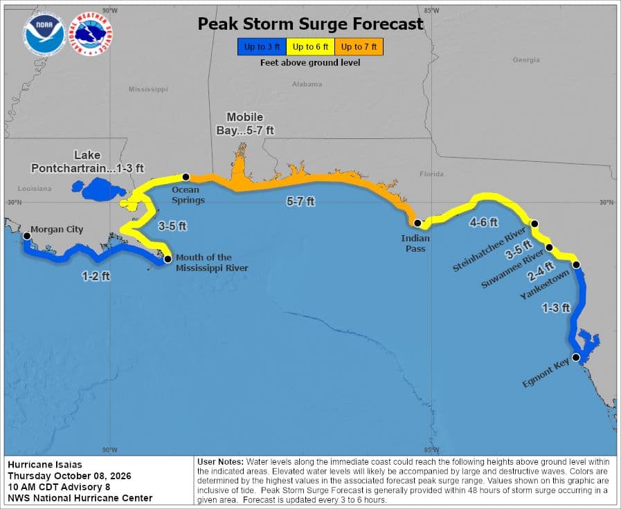Sábado: las probabilidades de precipitación aumentarán por la tarde y la noche, sobre todo hacia el oeste y a lo largo de la costa. Algunas lluvias podrían ser fuertes durante la noche y la madrugada.
<br>
<br>Domingo: habrá lluvias intermitentes en todo el estado por la mañana, con mejoría hacia la tarde-noche. Para la carrera en Charlotte se espera un panorama más seco.