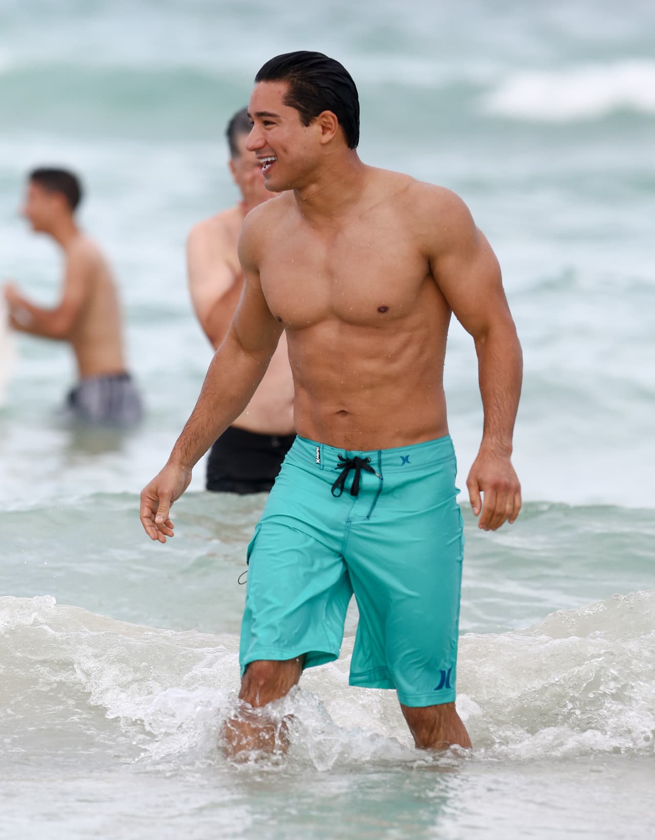 Sin duda, un papá muy ´hot´ que se cuida.