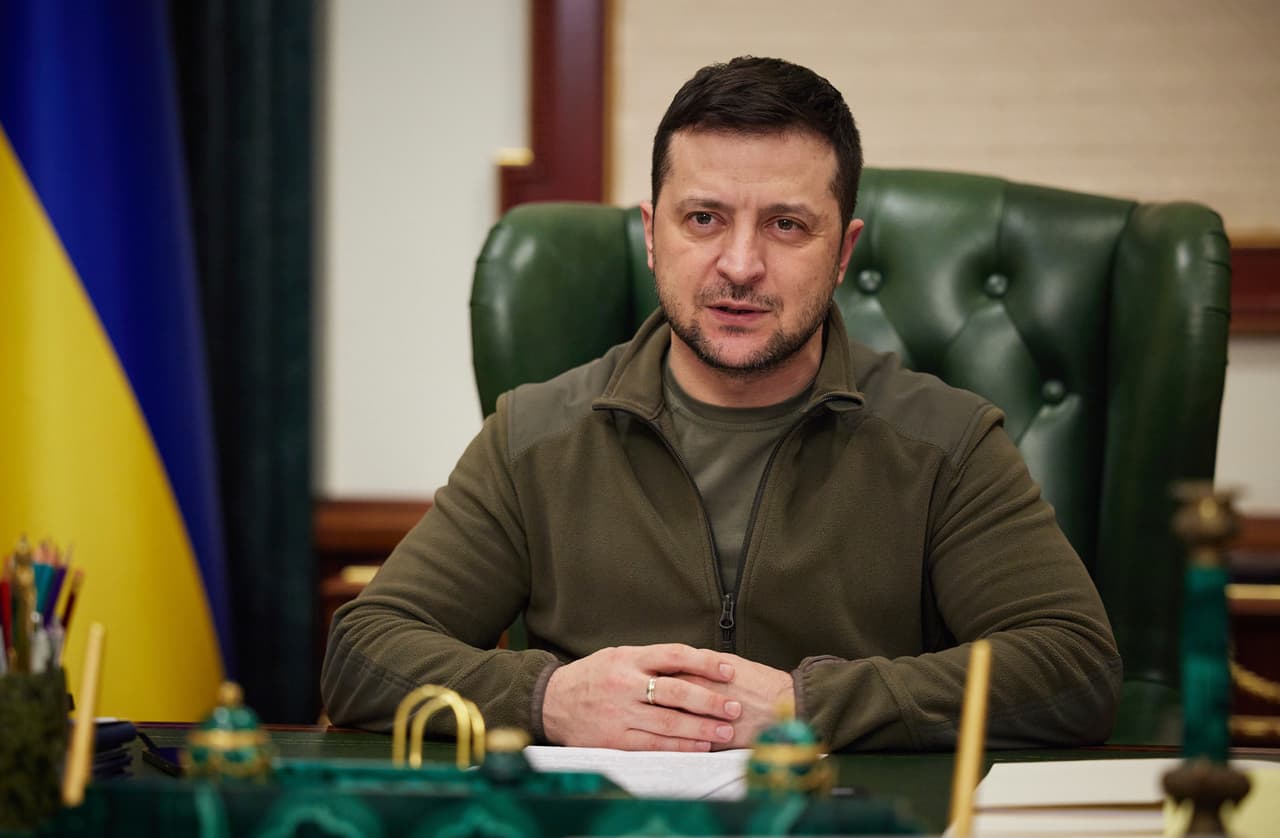 Volodymyr Zelensky, presidente de Ucrania.