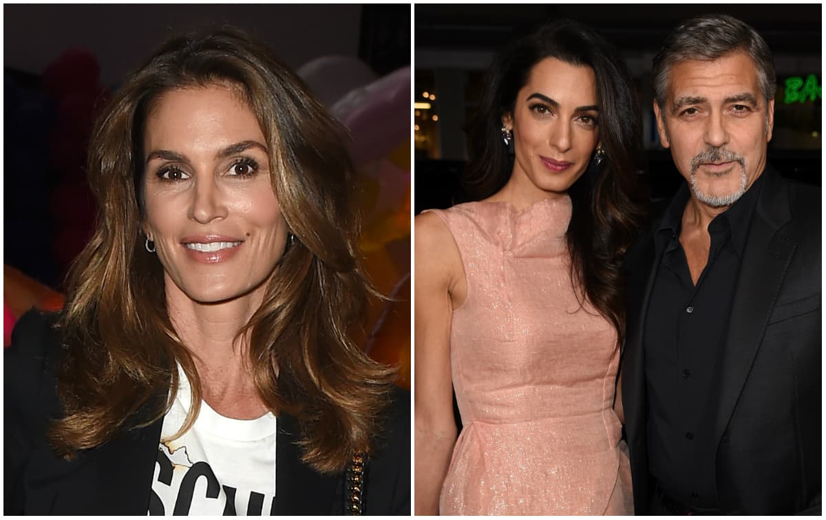 Cindy Crawford presume el regalo que tiene para los bebés de Amal y George Clooney