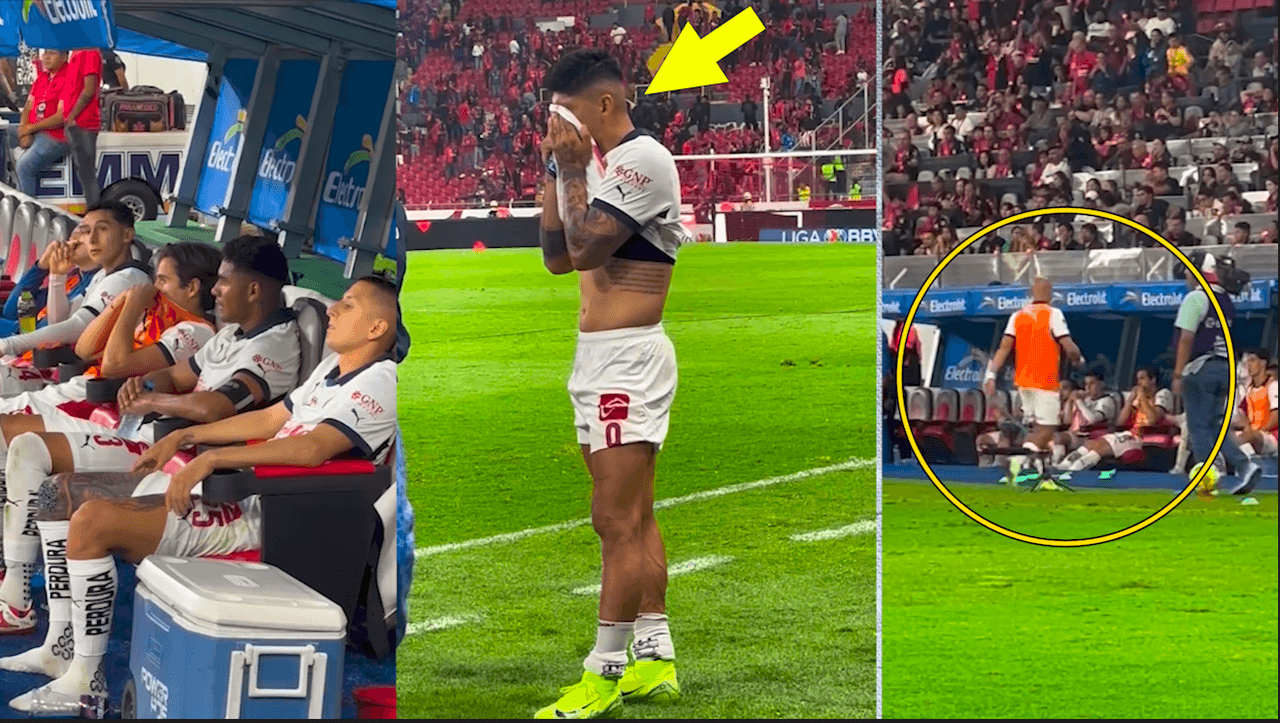 Tristes y deprimentes rostros en Chivas tras eliminación