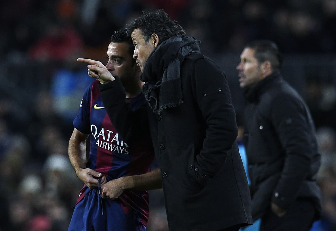 Xavi: "Luis Enrique ha evolucionado el sistema (del Barcelona)"