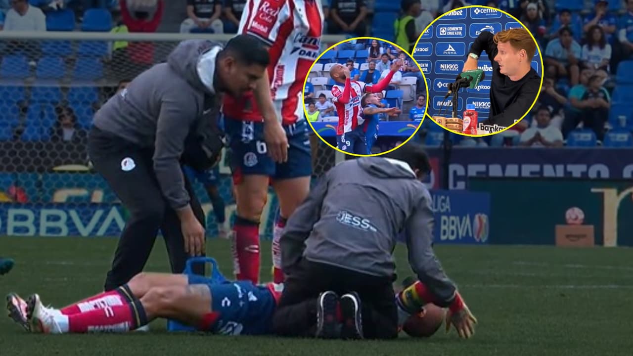 Lesión de Joao Pedro en el Cruz Azul vs. Atlético de San Luis puede ser una costilla rota