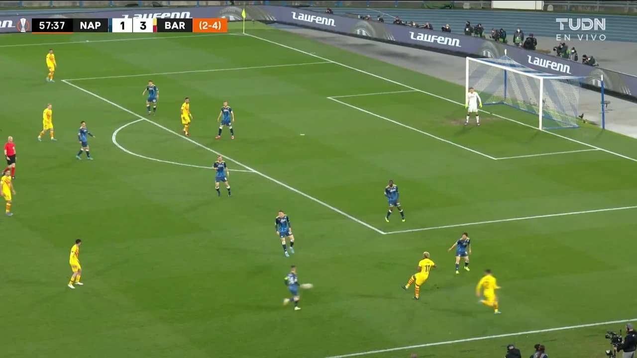 ¡GOL!  anota para FC Barcelona. Pierre-Emerick Aubameyang