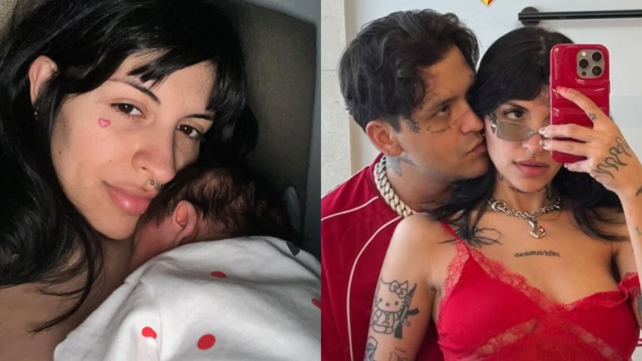 Cazzu es mamá de Inti, hija de Christian Nodal.