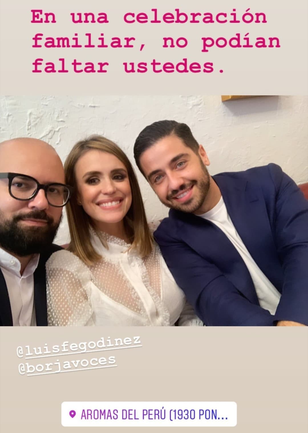 Los periodistas Luis Felipe Godinez y Borja Voces fueron parte importante de la celebración.