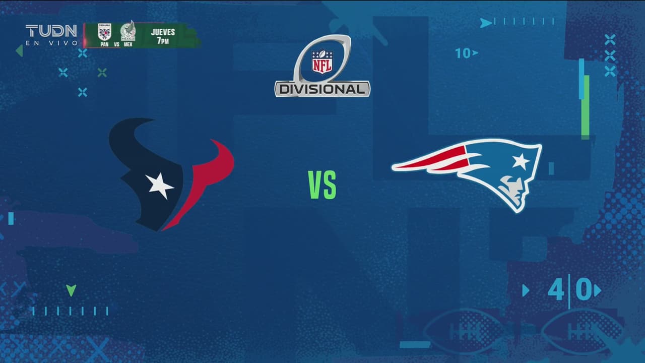 Texans vs. Patriots ¡EN VIVO! Playoffs de la NFL, ronda Divisional 