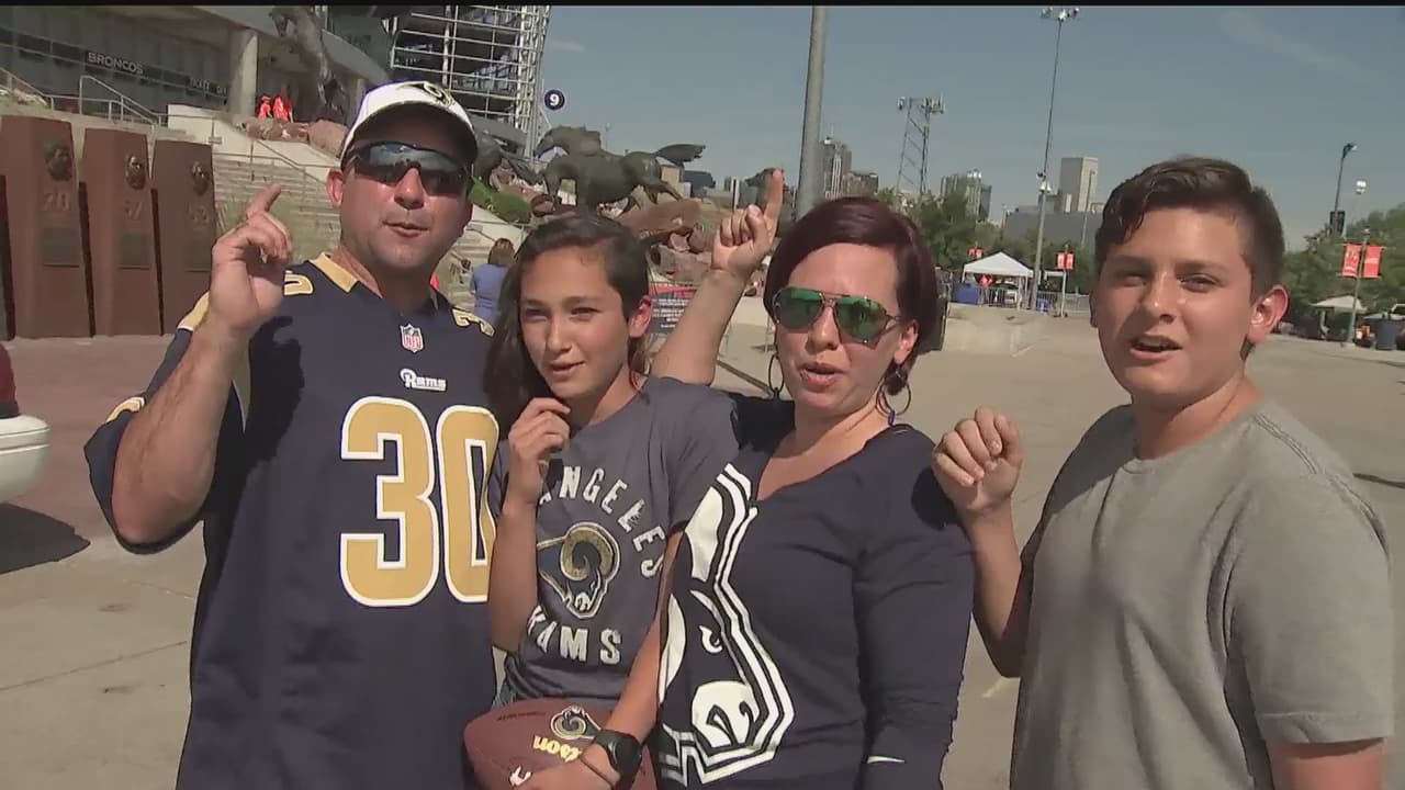 Los Rams están de visita en Denver para enfrentar a los campeones