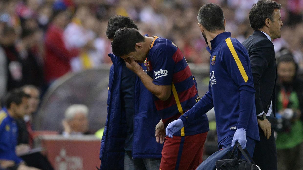 Confirman lesión muscular de Luis Suárez, que aún irá con Uruguay a la Copa América