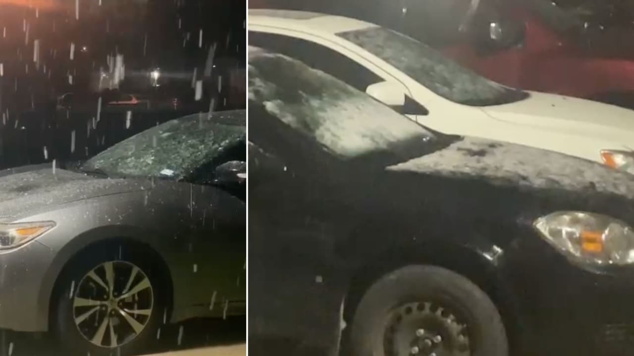 “El carro está congelándose”: dice con asombro un niño en este video que Aris Marlene en Lewisville nos comparte.