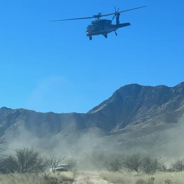 Este sitio montañoso es lugar de hallazgo frecuente de migrantes, muchos de los cuales requieren ser rescatados.