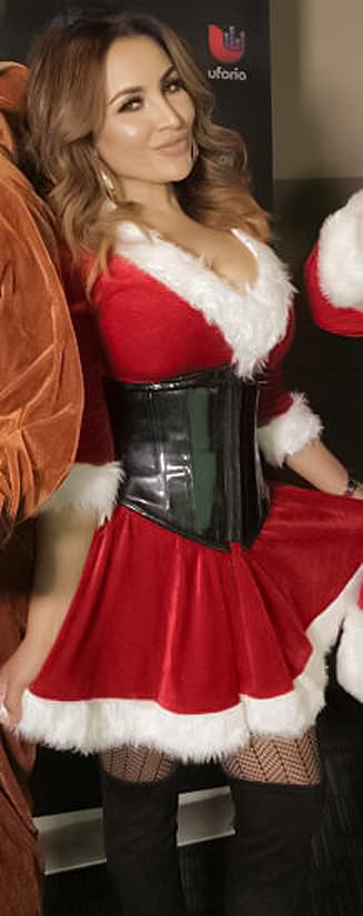 Y se disfraza de la esposa de
<b> Santa Claus</b>, pero con un look muy
<b>'Bronca Style'</b>.