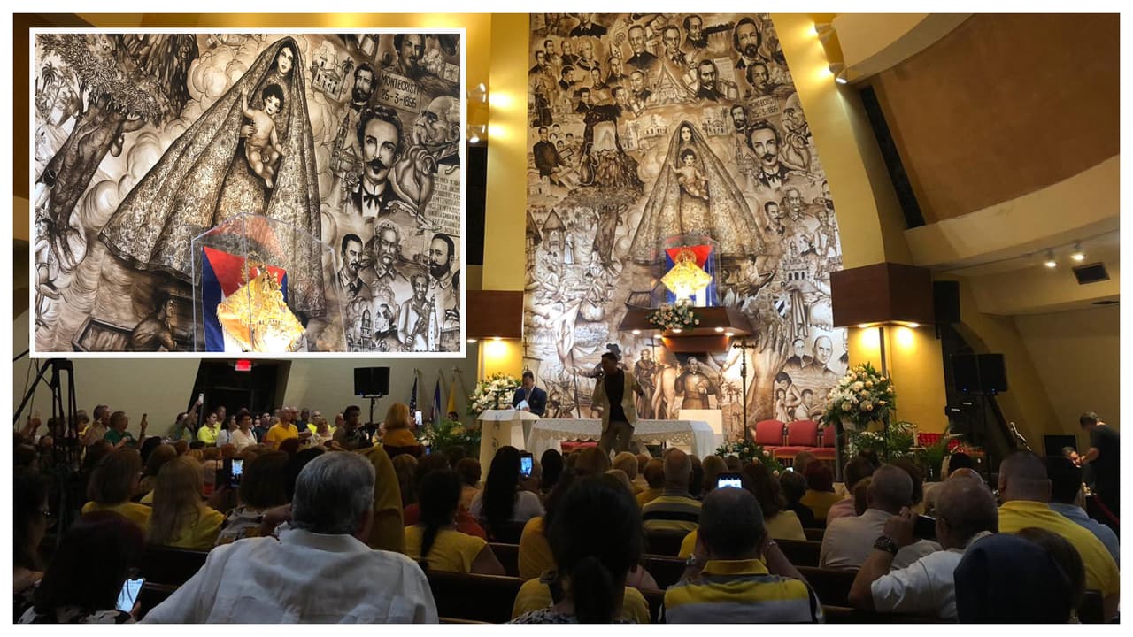 Desde el 7 de septiembre, la víspera del día de la Virgen de la Caridad del Cobre, los feligreses de Miami se reúnen en la Ermita de la Caridad en Coconut Grove para rendirle un homenaje a su patrona.