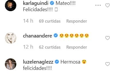 Karla Guindi, esposa de Erick Elías, además de 
<b>Chantal Andere</b> y Luz Elena González reaccionaron así a la publicación de Galilea Montijo.