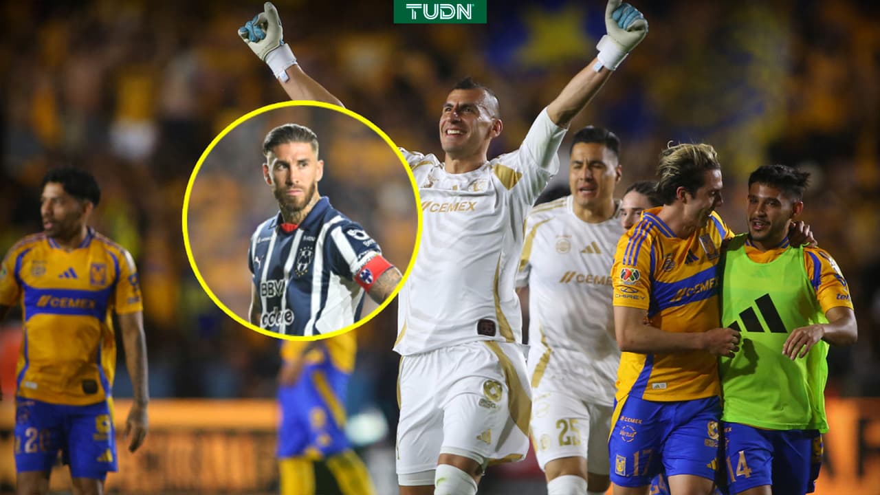 Tigres se burla de Monterrey y Sergio Ramos tras ganar el Clásico Regio
