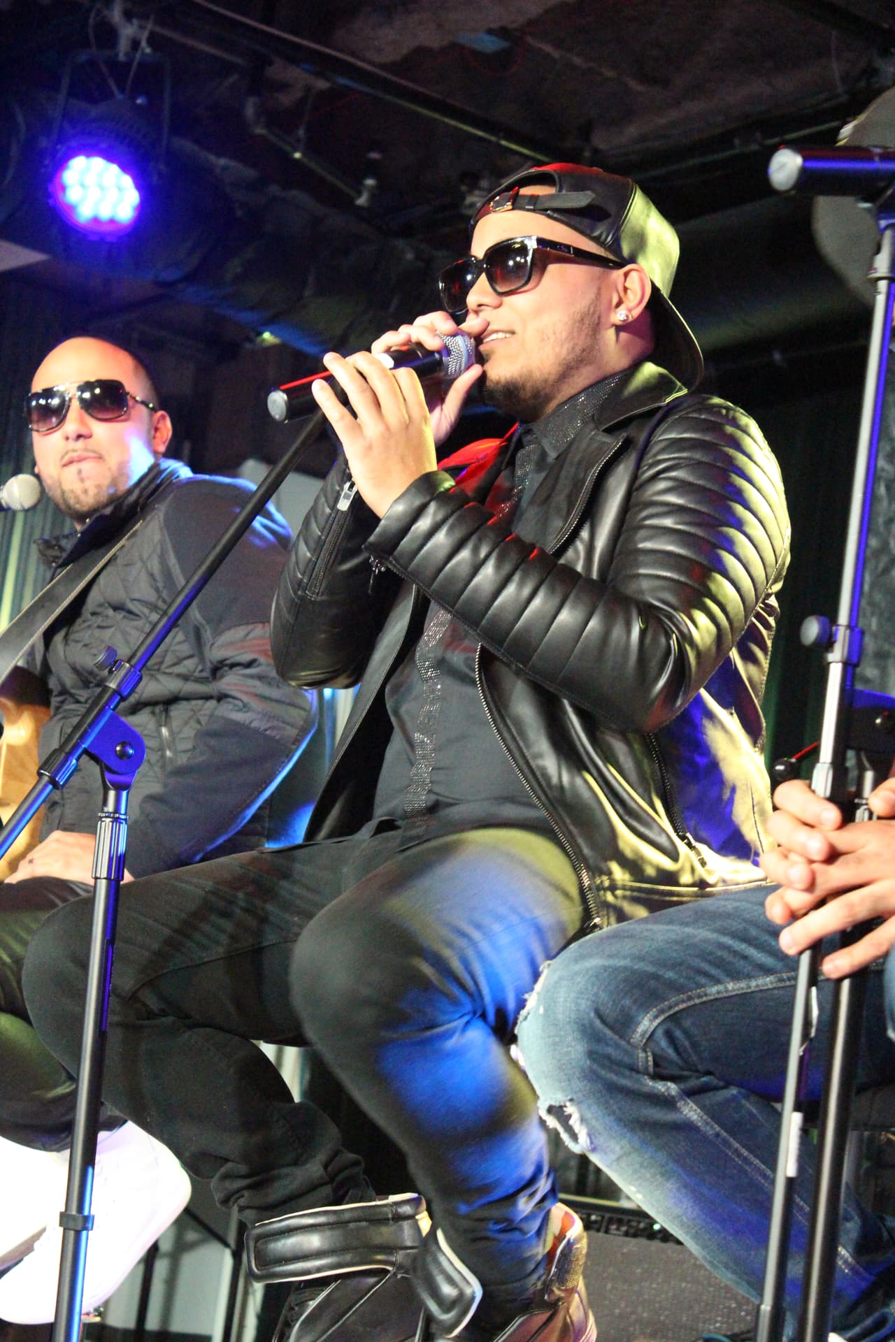 Y de inmediato comenzaron a interactuar con el público.