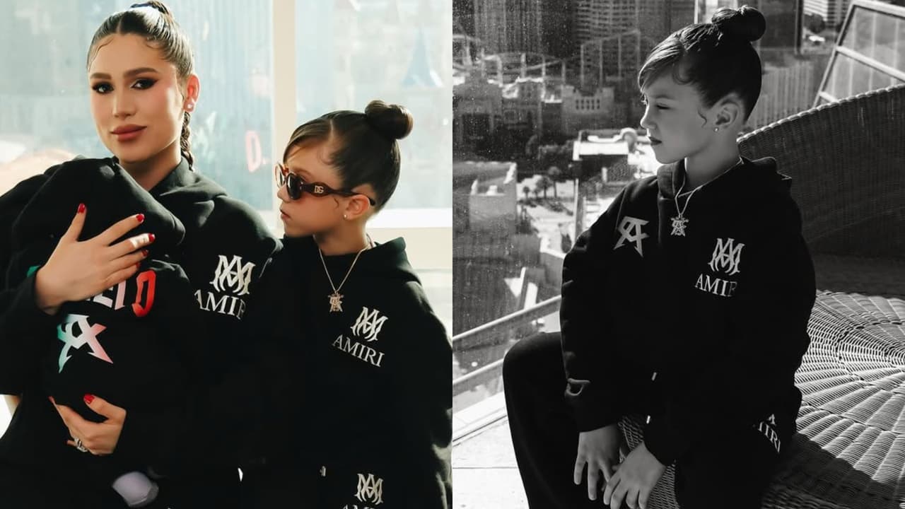 La esposa del 'Canelo' y las dos hijas que tiene con ella estuvieron con el deportista en esta dura pelea en la que el jalisciense registró su primera derrota en poco más de 3 años.