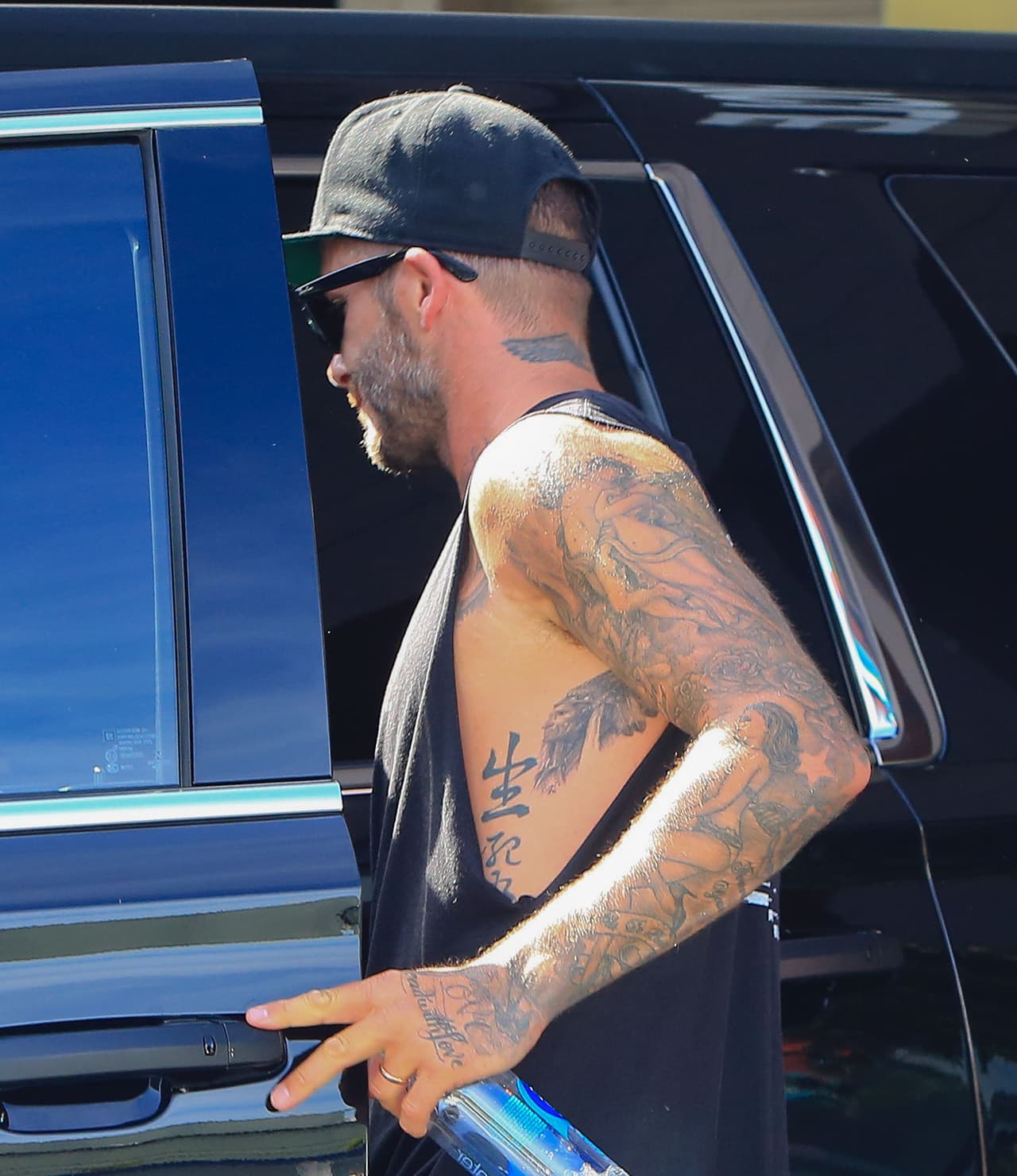 David Beckham estrenó OTRO tatuaje.... como el 1500 en su cuerpo.