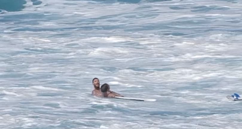 Rescate del pro surfer Evan Geiselman