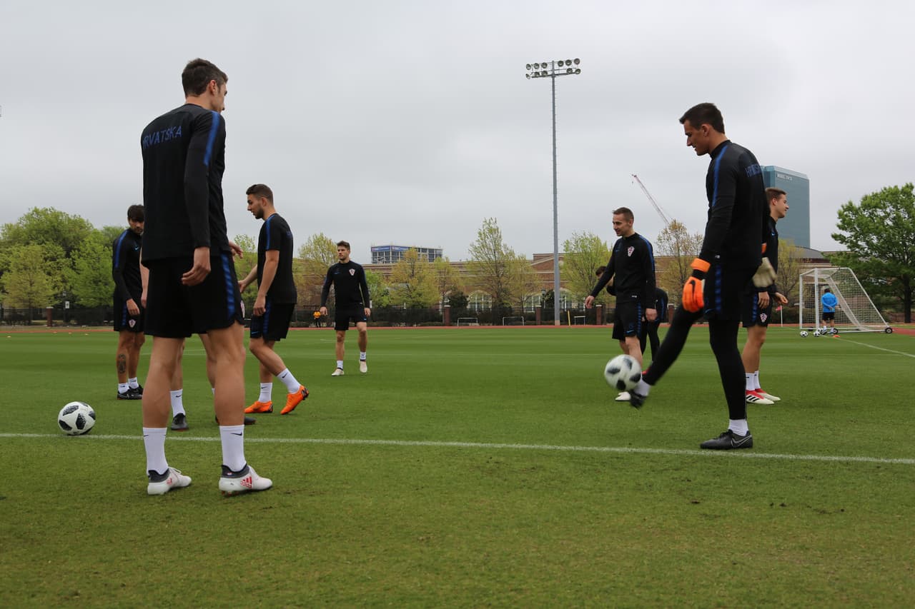 La selección croata se prepara para el duelo que tendrá ante su similar de México.