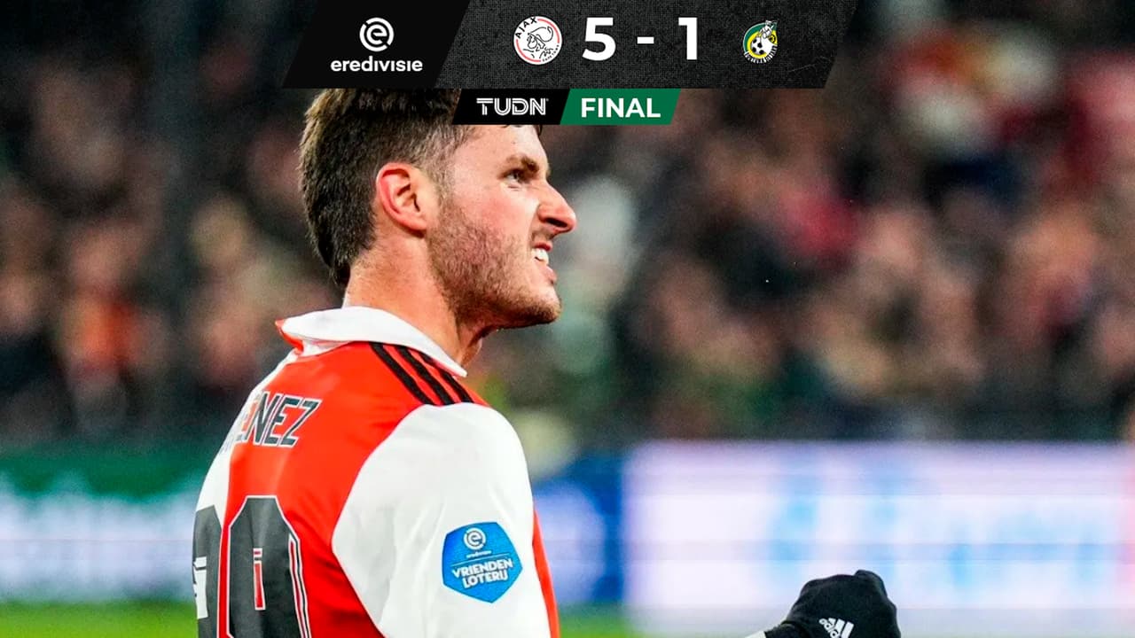 ¡Van 18 y contando! Gol de Santi Giménez con Feyenoord