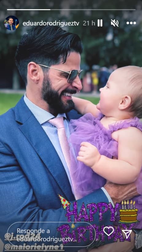 El abuelo de la pequeña no se quedó atrás y en sus historias de Instagram compartió un clip en el que ella aparece muy sonriente. Encima se puede leer: “¡Feliz cumpleaños!”. 
<br>