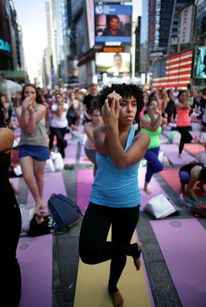 El panoraba habitual de Times Square cambió por completo.