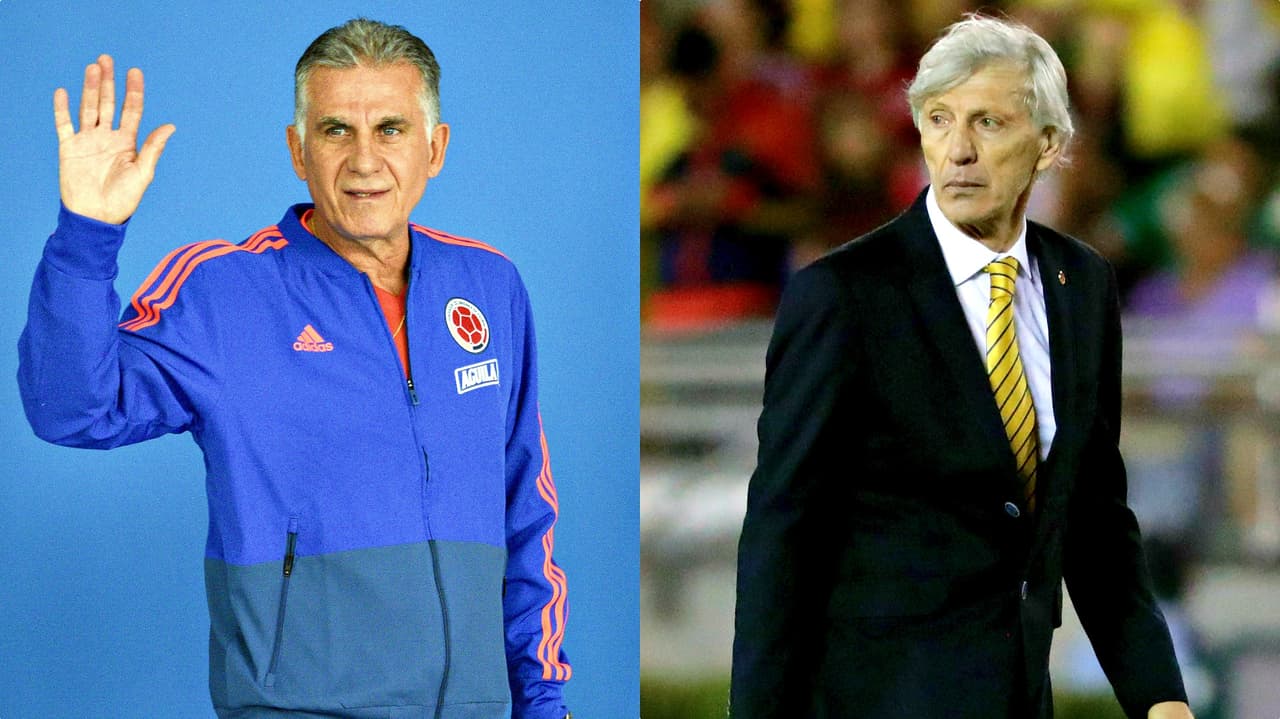 Técnicos cracks: Queiroz siguió los pasos de Pékerman al debutar con victoria en partido oficial con Colombia
