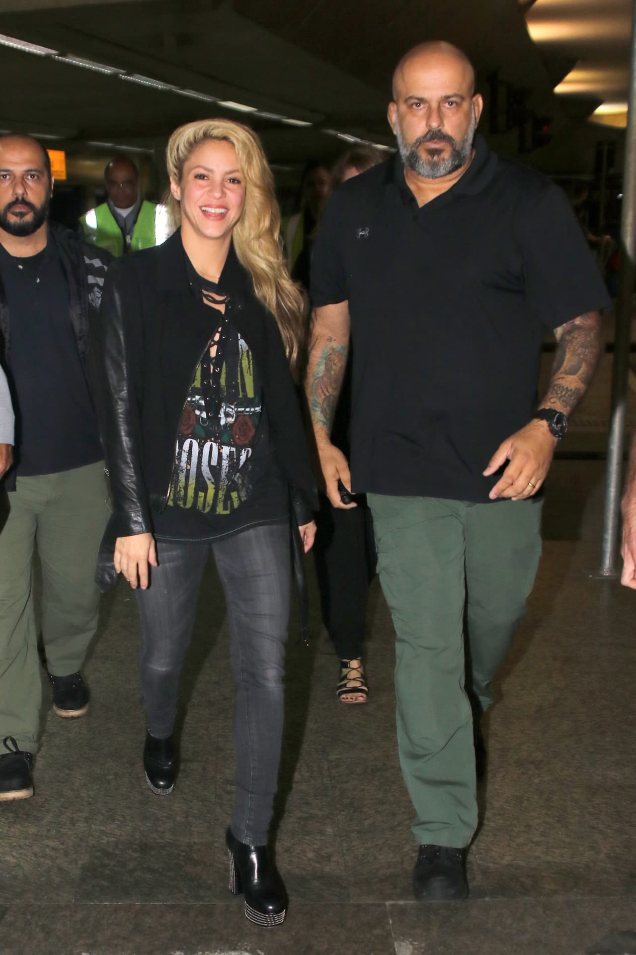 Shakira fue a Brasil a promocionar su nuevo perfume.