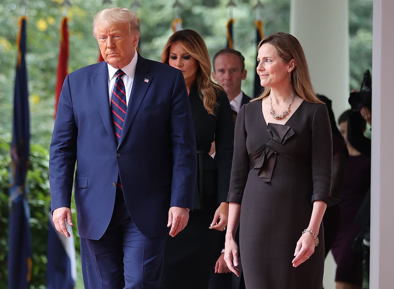 <b>26 de septiembre.</b> Fue un día movido para el presidente en campaña. Ese día en La Casa Blanca presentó a Amy Coney Barret, su nominada para ocupar la vacante que dejó Ruth Bader Ginsburg en la corte Suprema.