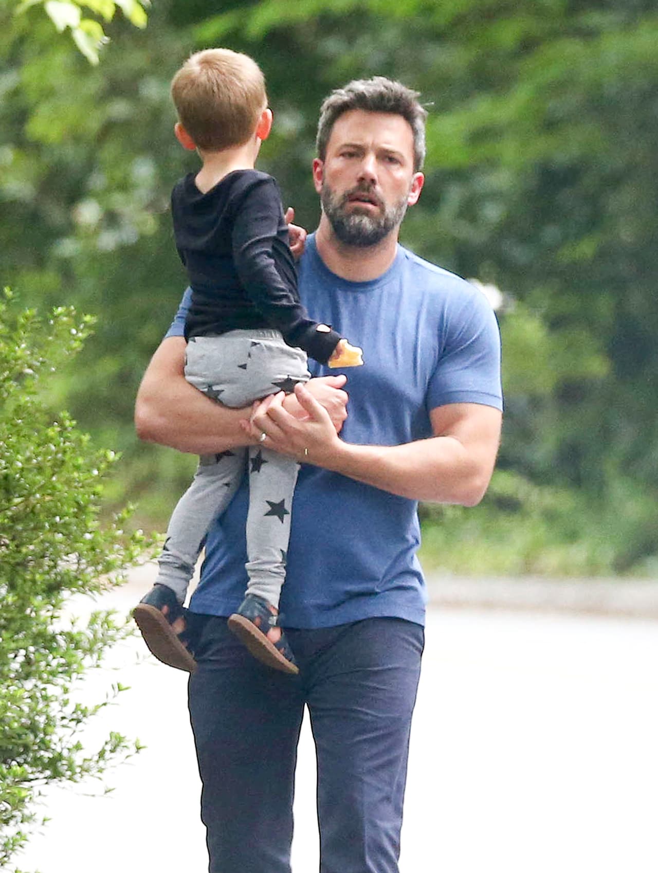 Ben y Samuel de paseo.