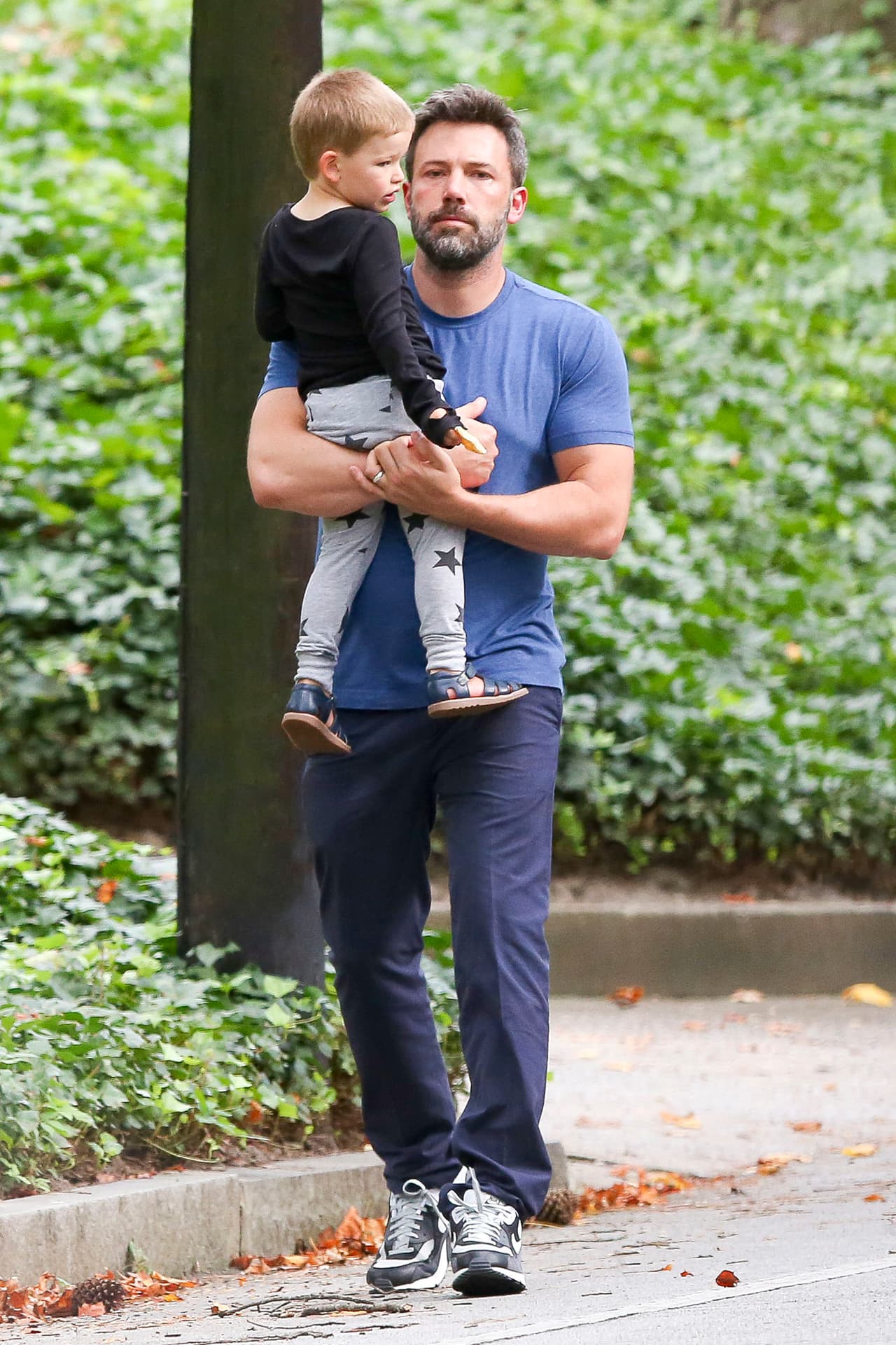 Ben y Samuel de paseo.