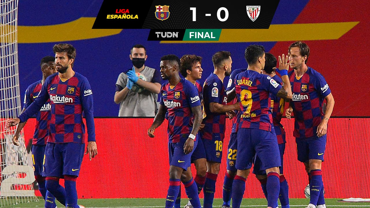 Barcelona recupera el liderato con gol de Rakitic ante el Athletic de Bilbao