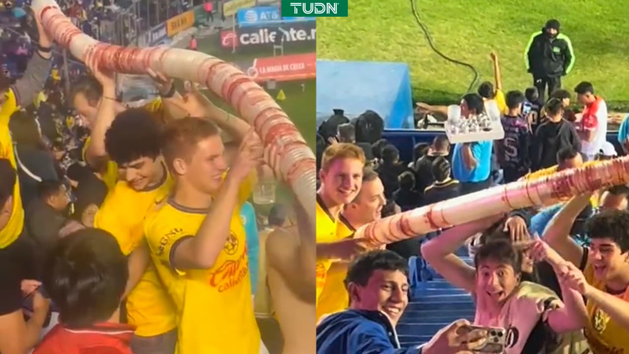 ¿Tributo al América? Fans extranjeros recolectan vasos y se hacen virales