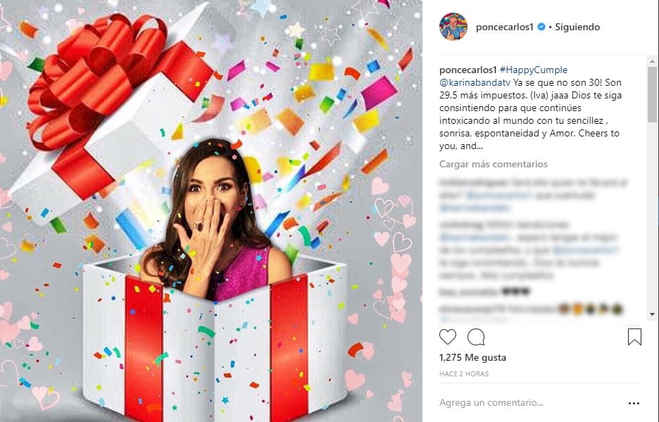 Su novio le envió un mensaje para felicitarla y lo hizo con un toque de humor.