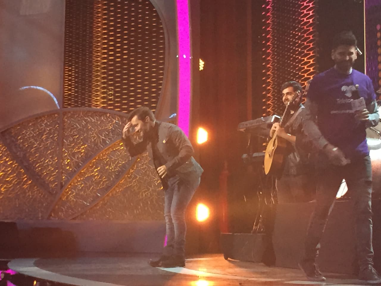 Otro de los grandes invitados musicales fue Diego Torres.