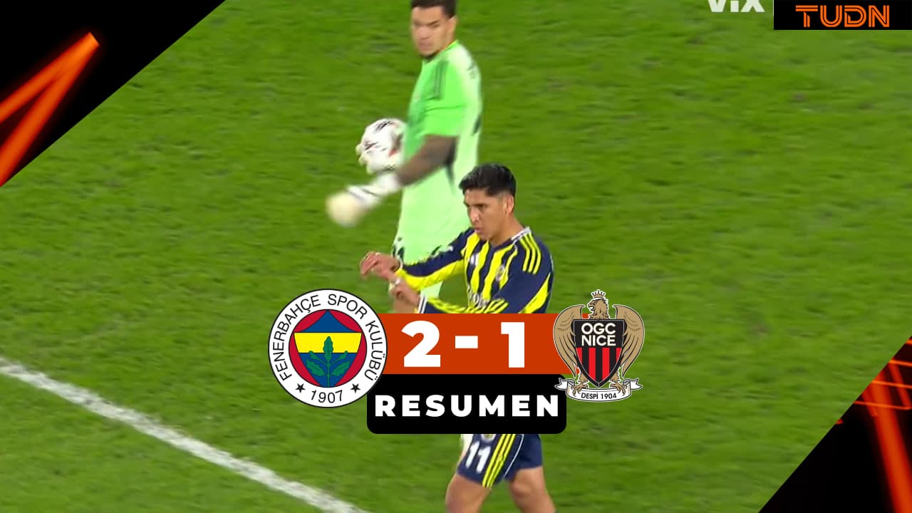 Destellos de Edson Álvarez en su regreso con el Fenerbahce en Europa League