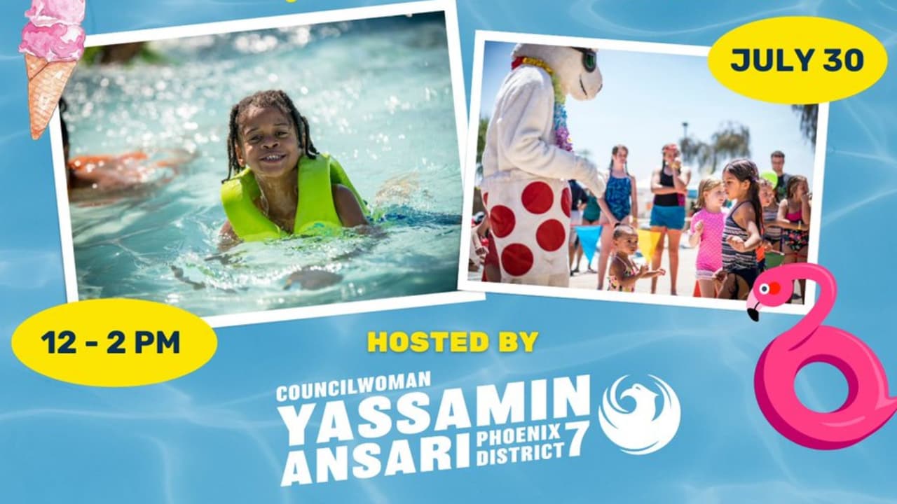 El Departamento de Bomberos de Phoenix te invita a nadar de forma segura y divertida