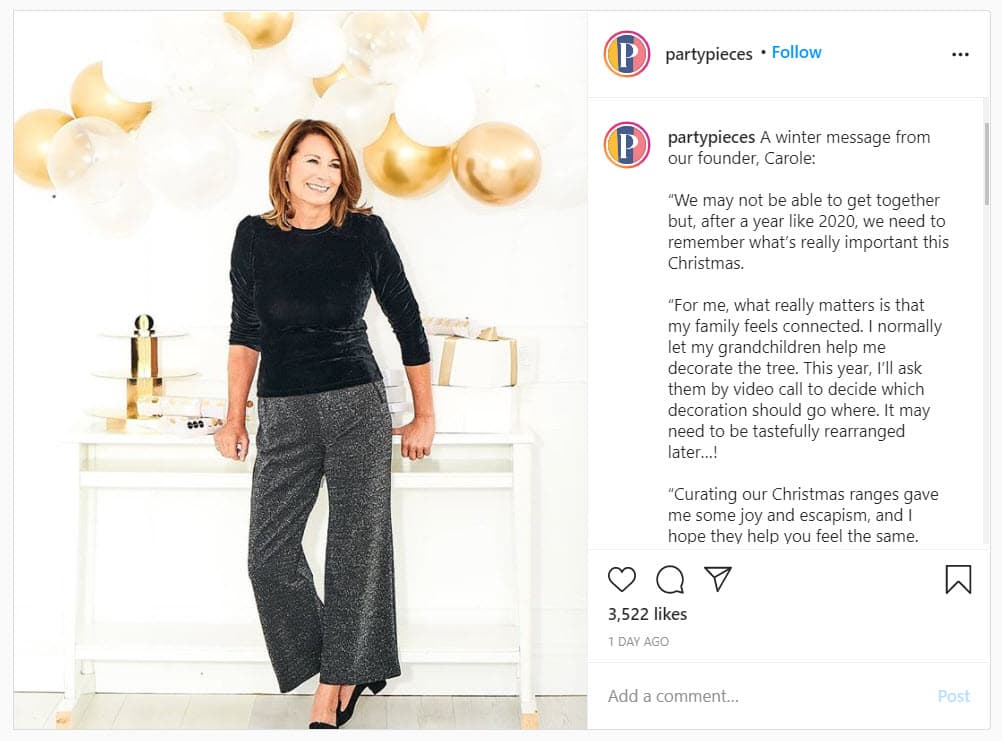 "
<b>Puede que no podamos reunirnos</b>, pero después de un año como 2020, debemos recordar lo que es realmente importante esta Navidad", escribió en el primer párrafo de su mensaje.
<br>