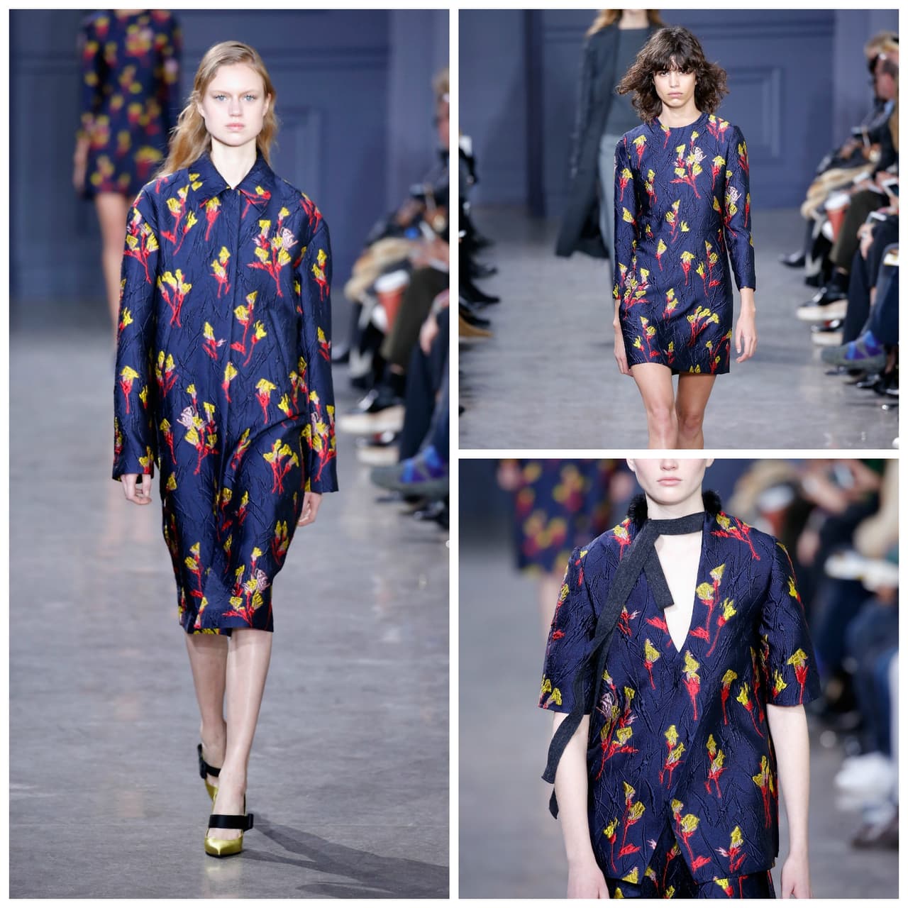 El estampado que usó Jason Wu para el vestido de Michelle Obama.