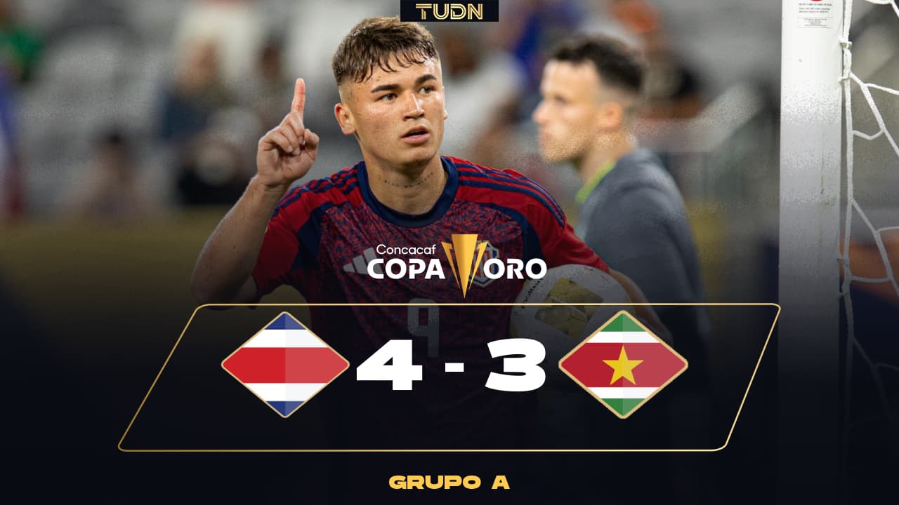Costa Rica se lleva un susto de Surinam, pero arranca con victoria en la Copa Oro