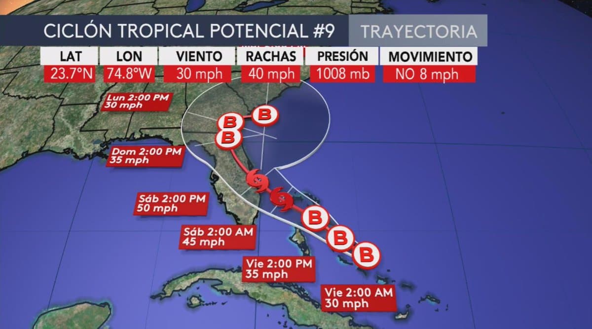 Las Bahamas emite advertencia de tormenta tropical a pocos días de la devastación que dejó Dorian